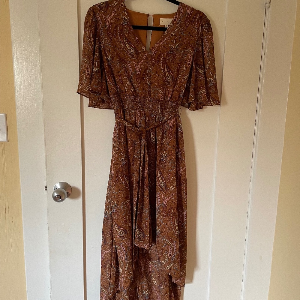Melloday Maxi Dress Brown Size US S